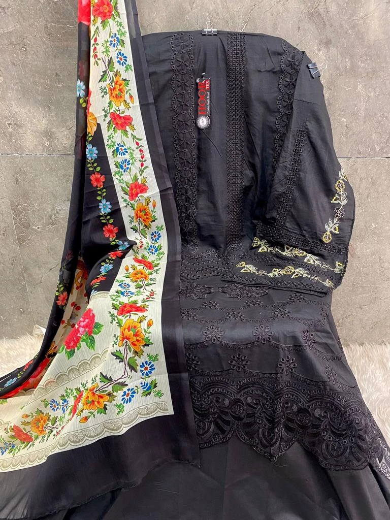 Hoor Tex H-125 Heavy Cotton Wholesale Pakistani Salwar Suit Catalog — Wholesale Salwar Suits, hoor Tex wholesale from Surat - Gallery Image 3